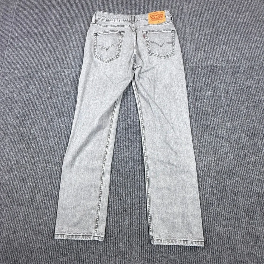 Levis 514 Straight Fit Grey Denim Jeans Mens 31x30 00514-1660